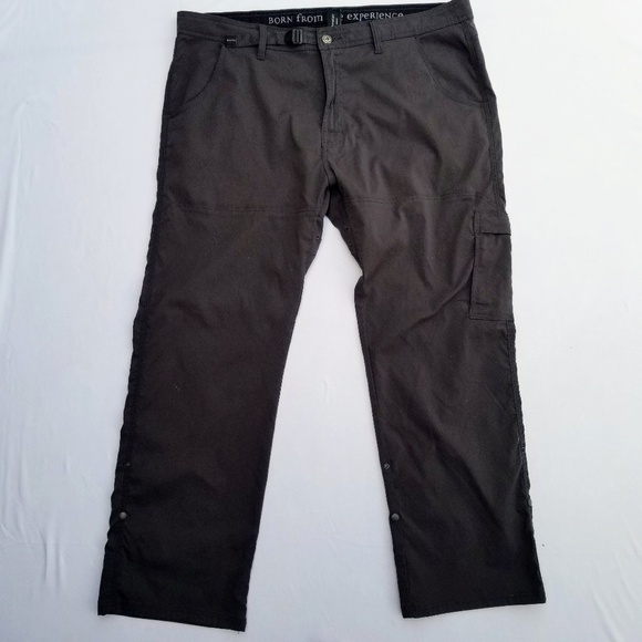 PRANA-Stretch Zion II Hiking Belted Pants - Men’s 40x30 Roll Cuff M4ST30116 - Picture 1 of 15